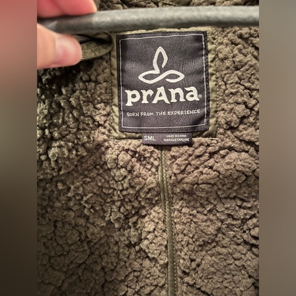 Prana Esla Quilted Fleece Vest green size small - Picture 5 of 5